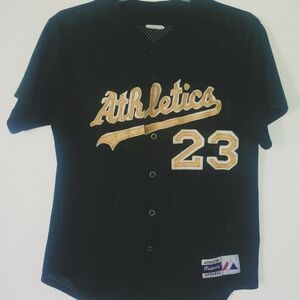 Majestic Athletics Black Shirt